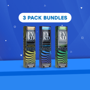 3 PACK Bundles FVKD HYPNOTIQ DIAMOND SAUCE DISPOSABLE | 3.5g