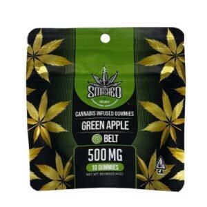 Buy Smashed Green Apple Belts Gummies 500mg | Smashed