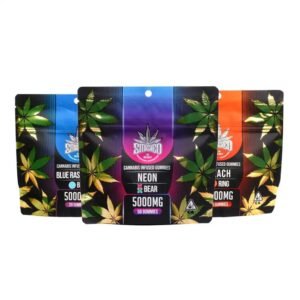 Buy Smashed THC Gummies 5000MG Online | Neon Sour Bear
