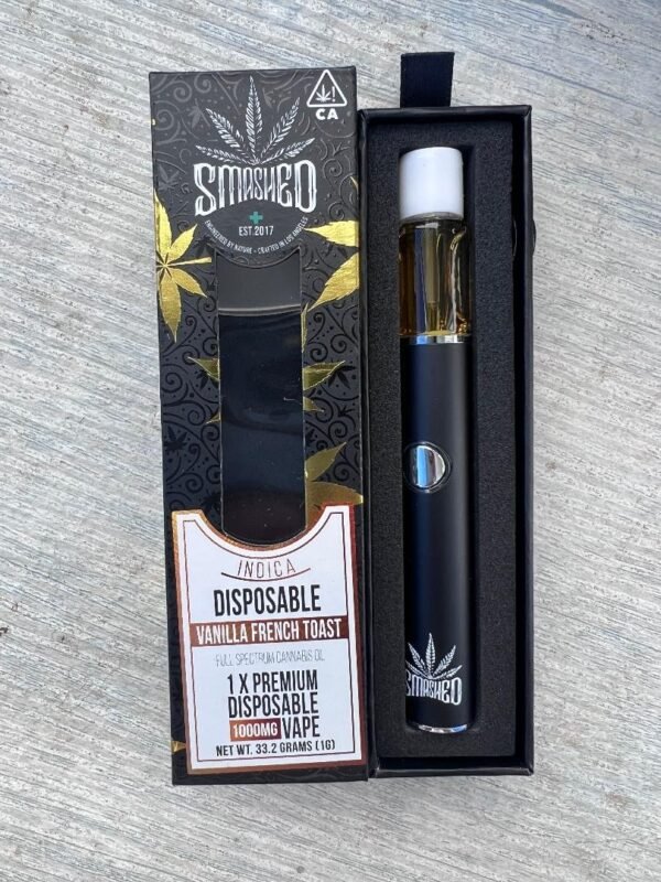 Indica Premium Disposable Vape - Smashed 1g Cart