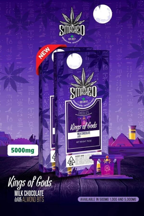 Smashed Chocolate bars 5000MG - How to Consume Chocolate