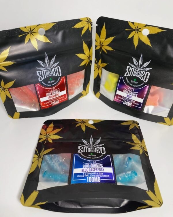 Smashed Gummies 100mg | Best Smashed Gummies