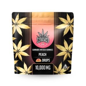Smashed Gummies Peach Drops 10000mg - Smashed Edibles