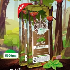 Smashed Mint Chip Chocolate bars - Smashed Edibles