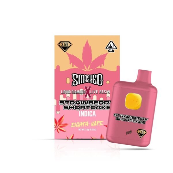 Smashed Strawberry Shortcake Disposable | Smashed Vape