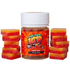 BITEZ Gummies 10,000MG Jarz - Delta-8 + Delta-9 + THCP - Cherry Mango