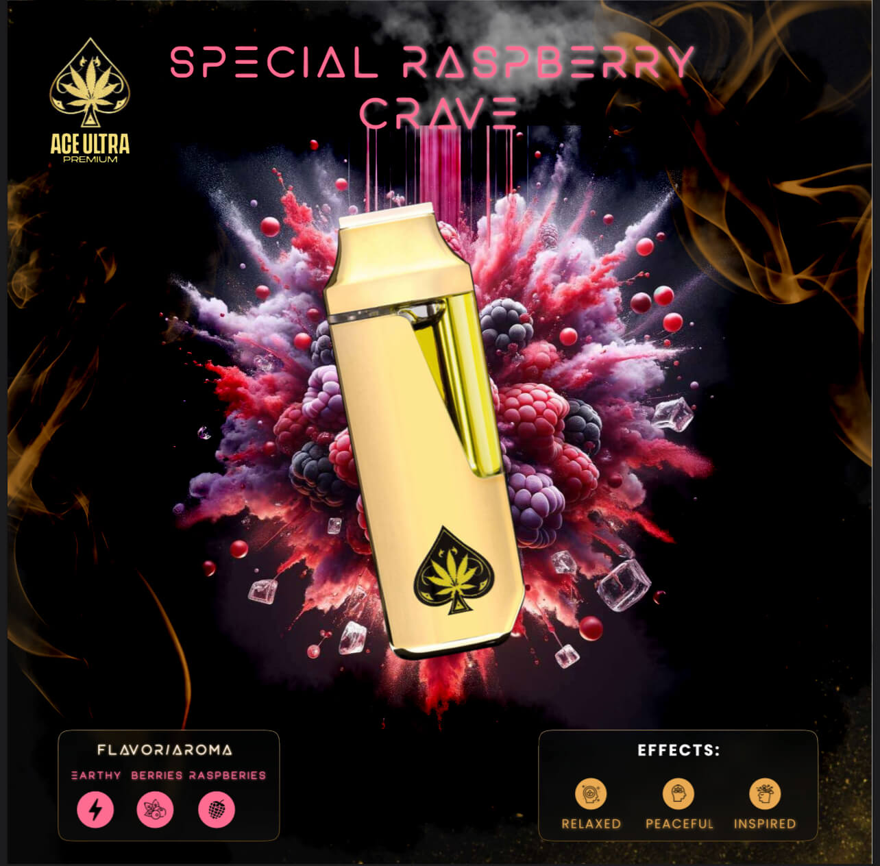 ACE SPECIAL RASPBERRY CRAVE - Ace Ultra Premium