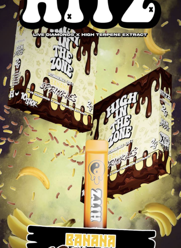 Banana Sprinkles - HITZ DISPOSABLE