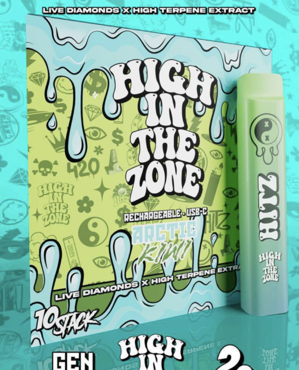 Hitz Arctic Kiwi Disposable - 10 stack HITZ DISPOSABLE (Gen 5)