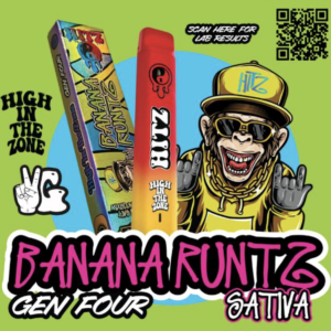 Hitz Disposable Banana Runtz - HITZ DISPOSABLE