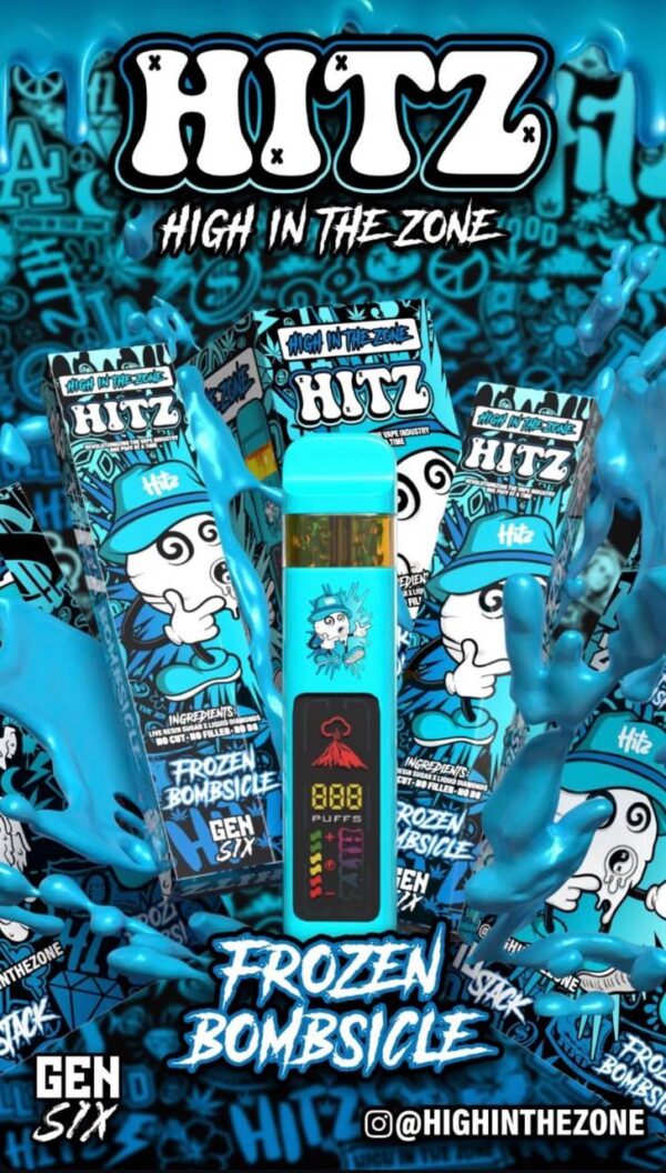 Hitz Frozen Bombsicle Gen6 Disposable - High In The Zone