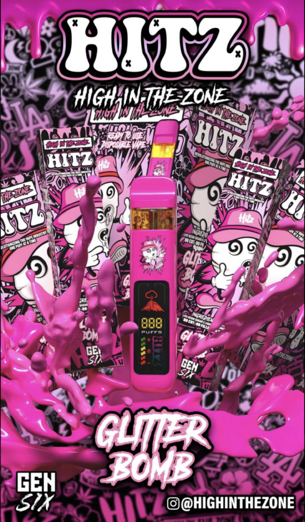 Hitz Glitter Bomb Gen6 Disposable - HITZ DISPOSABLE