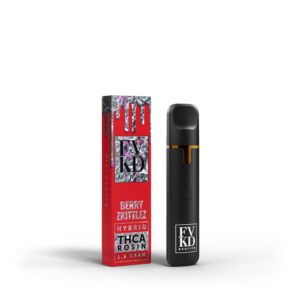 FVKD Berry Zkittlez Strain 1.5g Disposable Vape | THCA & D8