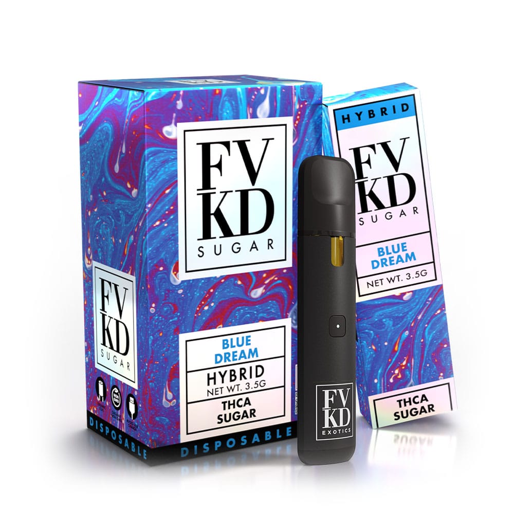 FVKD Blue Dream Flavor 3.5g Vape | FVKD Sugar Blue Dream